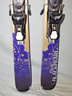 Blizzard Black Pearl women's skis 152cm with Salomon Z10 DEMO adjustable bindings