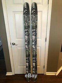 Chronic Mossy Oak Alpine Snow Skis 105C All Mountain Wood Core Metal Edges 178cm