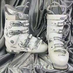 Dalbello Aspire 57 Womens Size 27.5 / 10 US All Mountain Ski Boots White Italy