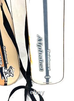 Dynastar Alphabet Twinboard Mid-Fat All Mountain Outdoor Snow 96cm Youth Skis