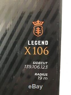 Dynastar Legend X106 All Mountain Skis 188cm With Look Pivot 18 Bindings 2019