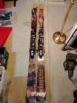 Elan Chainsaw 187 Cm Wide Skis Rocker Elan Demo Bindings