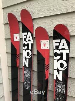 Faction Agent 100 All-Mountain Tip Rocker FLAT Ski's NEW