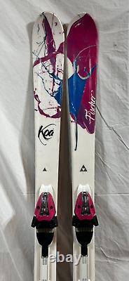 Fischer Koa 73 150cm 116-73-102 r=14m Rocker Skis V9 Adjustable Bindings TUNED