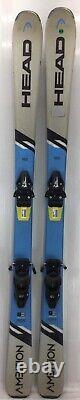 HEAD Ambition R 140-170 cm USED Beginner All Mountain Skis / Tyrolia BYS Binding