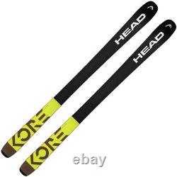 HEAD Unisex Kore 93 Anthracite/Yellow Skis (315442)