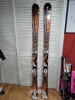 Head Rev 90 All Mountain Skis Sz 184cm With Marker Griffon Bindings