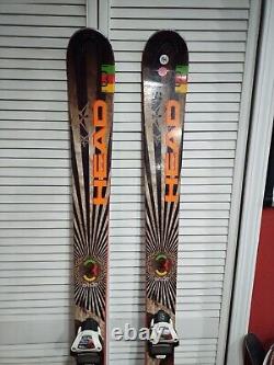 Head Rev 90 All Mountain Skis Sz 184cm With Marker Griffon Bindings