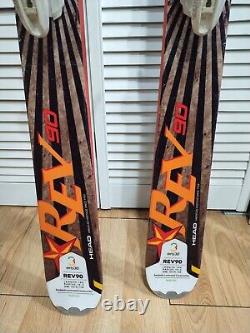 Head Rev 90 All Mountain Skis Sz 184cm With Marker Griffon Bindings