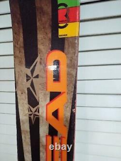 Head Rev 90 All Mountain Skis Sz 184cm With Marker Griffon Bindings