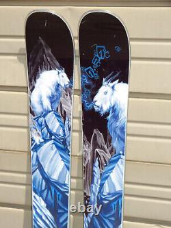 ICELANTIC Nomad SFT All-Mountain SKIS 168cm Rossi Bindings Art by Travis PARR