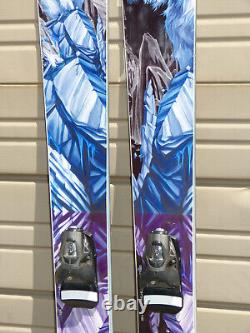 ICELANTIC Nomad SFT All-Mountain SKIS 168cm Rossi Bindings Art by Travis PARR