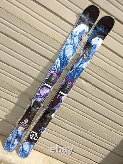 ICELANTIC Nomad SFT All-Mountain SKIS 168cm Rossi Bindings Art by Travis PARR