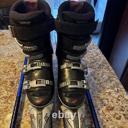 K2 146 cm Skis, Bindings & Size 26.5 Nordica Boots 120 cm Ski Poles