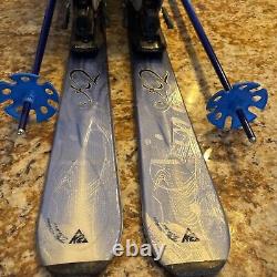 K2 146 cm Skis, Bindings & Size 26.5 Nordica Boots 120 cm Ski Poles