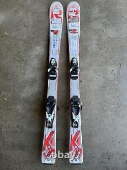 K2 Amp Strike Jr Skis 110 cm + Marker 4.5 Used See Photos