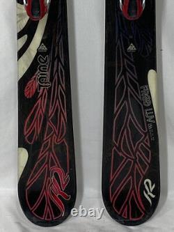 K2 Free Luv TNine Skis 156 Women's Marker Bindings All Mountain WAXED TUNED