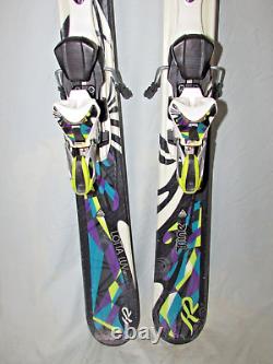 K2 Lotta LUV TNine T9 women's skis 149cm with Marker 11.0 adjustable bindings