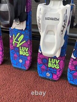 K2 Luv Bug Girls Skis withMarker 4.5 Kids Bindings All Sizes GREAT CONDITION