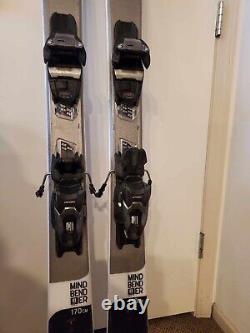 K2 Mind Bender RX 170 cm all mountain skis with fully adjustable Bindings 2020
