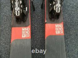 K2 Mindbender 99ti 170cm Skis with Griffon Marker Bindings + Swix Excalibur Poles
