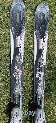 K2 ONE LUV TNine women's all mountain skis 167cm with Marker 11.0 ski bindings