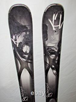 K2 Potion 80X Ti women's skis 153cm with Marker ERC 11 TC adjustable bindings