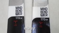 K2 S190607501170p Mindbender Rx 170cm Skis Quickclick Free Silver