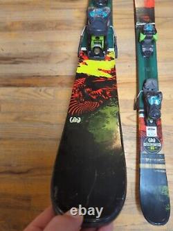 K2 Shreditor 85 Skis 129cm With Marker bindings Good Used Condition