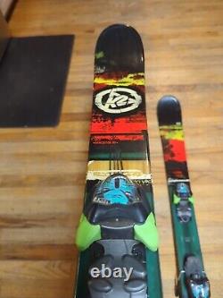 K2 Shreditor 85 Skis 129cm With Marker bindings Good Used Condition