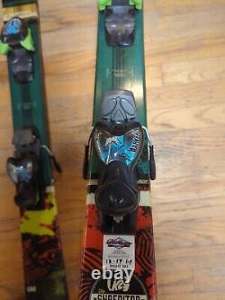 K2 Shreditor 85 Skis 129cm With Marker bindings Good Used Condition