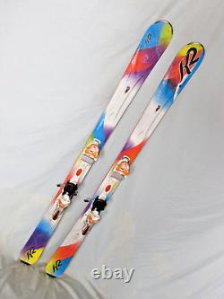 K2 Superstitious women's all mtn skis 153cm with Marker 11.0 adjustable bindings