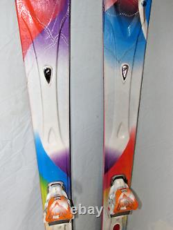 K2 Superstitious women's all mtn skis 153cm with Marker 11.0 adjustable bindings