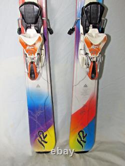 K2 Superstitious women's all mtn skis 153cm with Marker 11.0 adjustable bindings