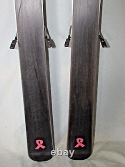 K2 Superstitious women's all mtn skis 153cm with Marker 11.0 adjustable bindings