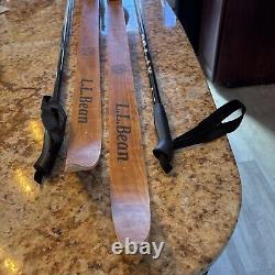 Karhu LL Bean 190 cm Cross Country Skis with Rottefella NNN Bindings+125 cm Poles