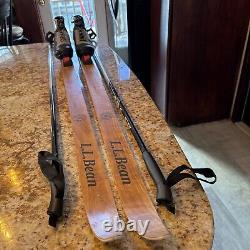 Karhu LL Bean 190 cm Cross Country Skis with Rottefella NNN Bindings+125 cm Poles