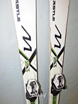 Kastle MX83 all mtn carving skis 153cm with Marker K12 CTi adjustable bindings