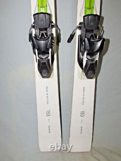 Kastle MX83 all mtn carving skis 153cm with Marker K12 CTi adjustable bindings