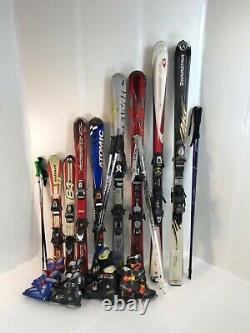Kids Used Ski Package, Skis, Bindings, Boots & NEW Ski Poles Custom Fit to Order