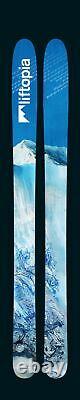 LIFTOPIA All Mountain Powder Rocker Flat Skis 189cm 118mm Underfoot New