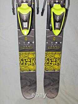 LINE GIZMO kid's jr all mountain Twin Tip skis 133cm w LOOK NX7 JR ski bindings