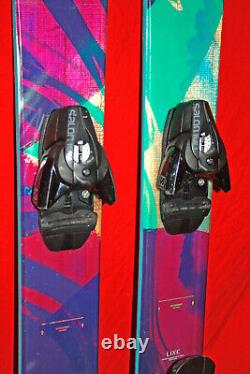 LINE PANDORA 95 Women's Freeride SKIS 152cm with Salomon STH 10 Bindings