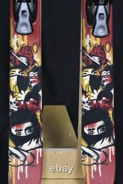 LINE TWENESIXTY twin SKIS SIZE 164 CM WITH SALOMON BINDINGS