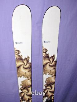 Liberty JINX women's all mountain skis 164cm with Marker FREE 12.0 SKI bindings