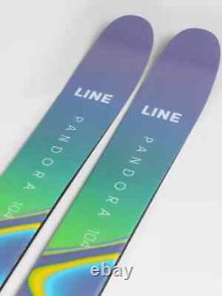 Line Pandora 104 skis NEW 2023 all mountain wide