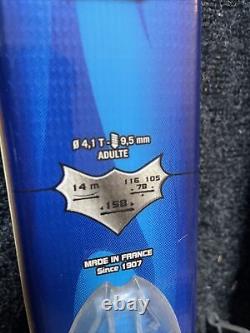 Mens Skis Rossignol 158 cm B2 Bandit Axitec 110 Bindings 116-78-105 Blue White