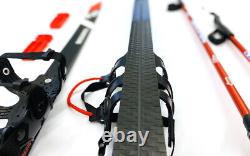 Nordic Rocks Touring Ski Set NO Ski Boots Required Step-In Bindings Poles