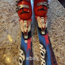 Nordica 143 cm Skis, Bindings & Size 6 US Boys Lange Boots Package Deal