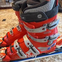 Nordica 143 cm Skis, Bindings & Size 6 US Boys Lange Boots Package Deal